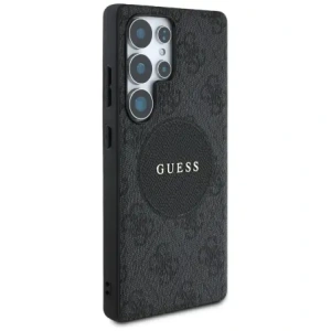 Wholesale Guess 4G Round Patch Classic Logo MagSafe Samsung Galaxy S25 Ultra black - GUE4292 - {ean13} - Hurt