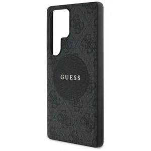 Wholesale Guess 4G Round Patch Classic Logo MagSafe Samsung Galaxy S25 Ultra black - GUE4292 - {ean13} - Hurt