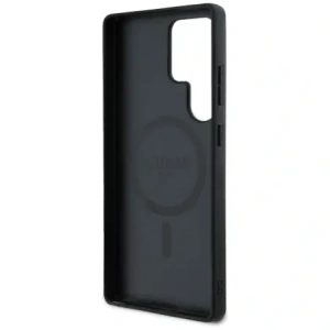 Wholesale Guess 4G Round Patch Classic Logo MagSafe Samsung Galaxy S25 Ultra black - GUE4292 - {ean13} - Hurt