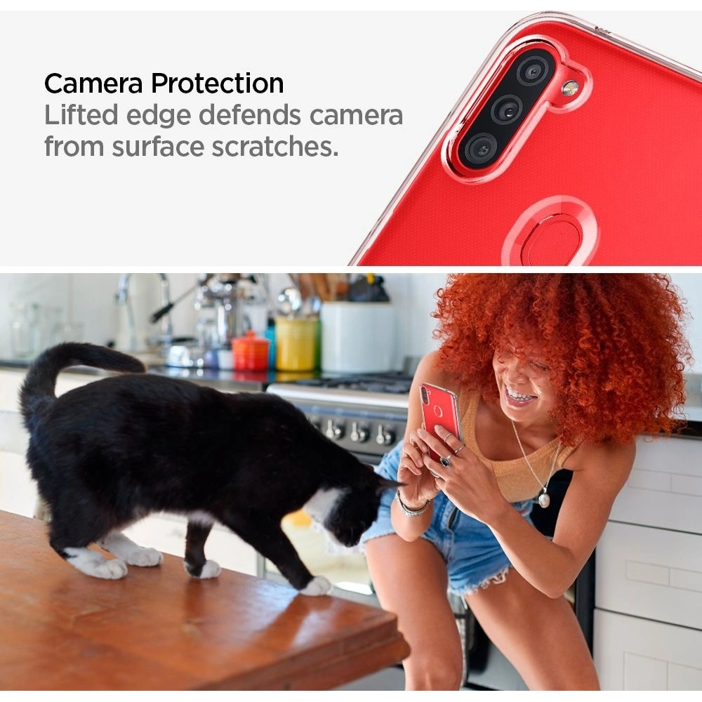 Hurtownia GSM - Etui Spigen Liquid Crystal Samsung Galaxy A11 Crystal Clear - SPN1098CL - {ean13} - Hurt