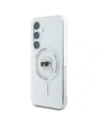 Hurtownia GSM - Karl Lagerfeld Buton Karl Cap Tipărit Logo MagSafe Samsung Galaxy S25 alb - KLD21884 - {ean13} - Hurt