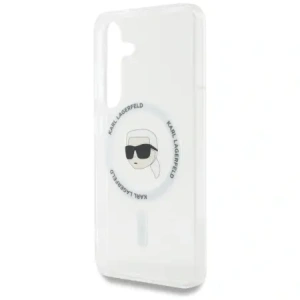 Hurtownia GSM - Karl Lagerfeld Buton Karl Cap Tipărit Logo MagSafe Samsung Galaxy S25 alb - KLD21884 - {ean13} - Hurt