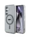 Karl Lagerfeld Gomb Karl Fej Nyomtatott Logó MagSafe Samsung Galaxy S25 fekete