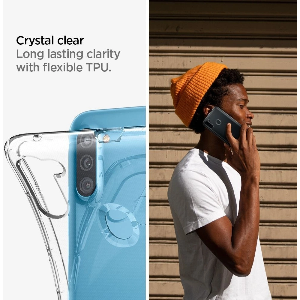 Hurtownia GSM - Etui Spigen Liquid Crystal Samsung Galaxy A11 Crystal Clear - SPN1098CL - {ean13} - Hurt