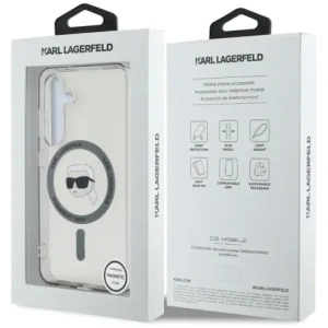 Hurtownia GSM - Karl Lagerfeld Buton Karl Cap Tipărit Logo MagSafe Samsung Galaxy S25 negru - KLD21885 - {ean13} - Hurt