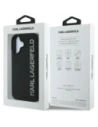 Hurtownia GSM - Karl Lagerfeld HC 3D Gumi Hosszú Csillám Apple iPhone 16 fekete - KLD21886 - {ean13} - Hurt