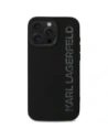 Hurtownia GSM - Etui Karl Lagerfeld HC 3D Rubber Elongated Glitter do Apple iPhone 16 Pro černé - KLD21887 - {ean13} - Hurt