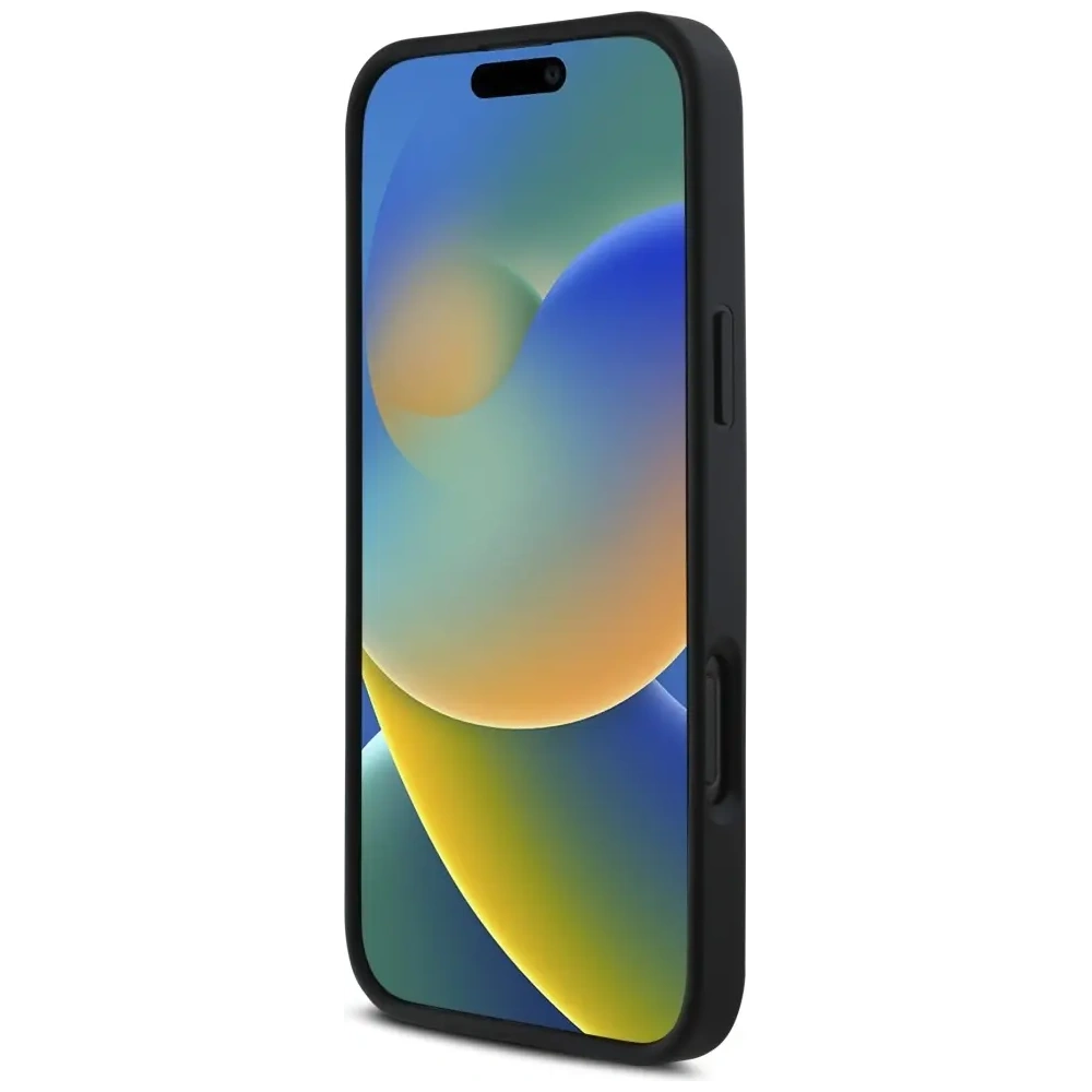 Hurtownia GSM - Karl Lagerfeld HC 3D Gumi Hosszúkás Csillogó Apple iPhone 16 Pro fekete - KLD21887 - {ean13} - Hurt