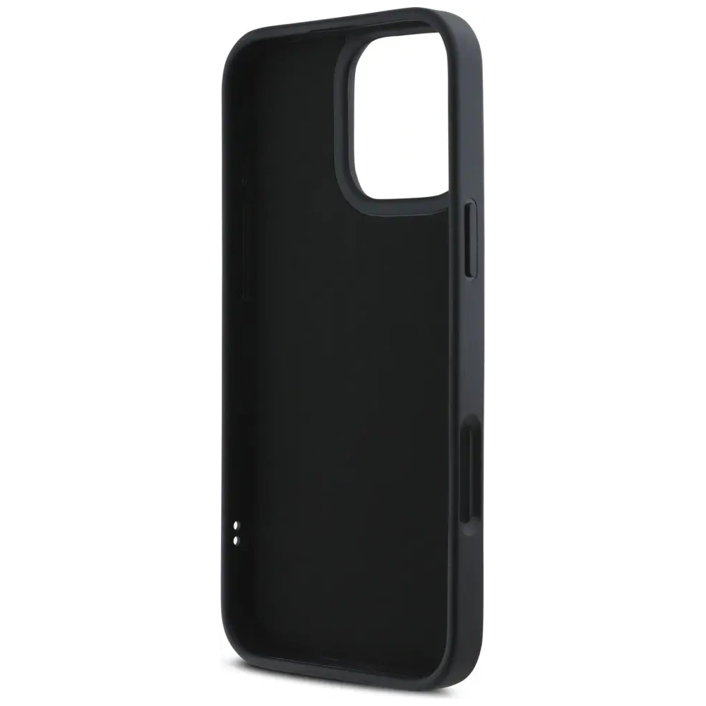 Hurtownia GSM - Etui Karl Lagerfeld HC 3D Rubber Elongated Glitter do Apple iPhone 16 Pro černé - KLD21887 - {ean13} - Hurt