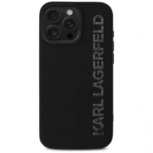 Hurtownia GSM - Karl Lagerfeld HC 3D Rubber Elongated Glitter Apple iPhone 16 Pro Max negru - KLD21888 - {ean13} - Hurt