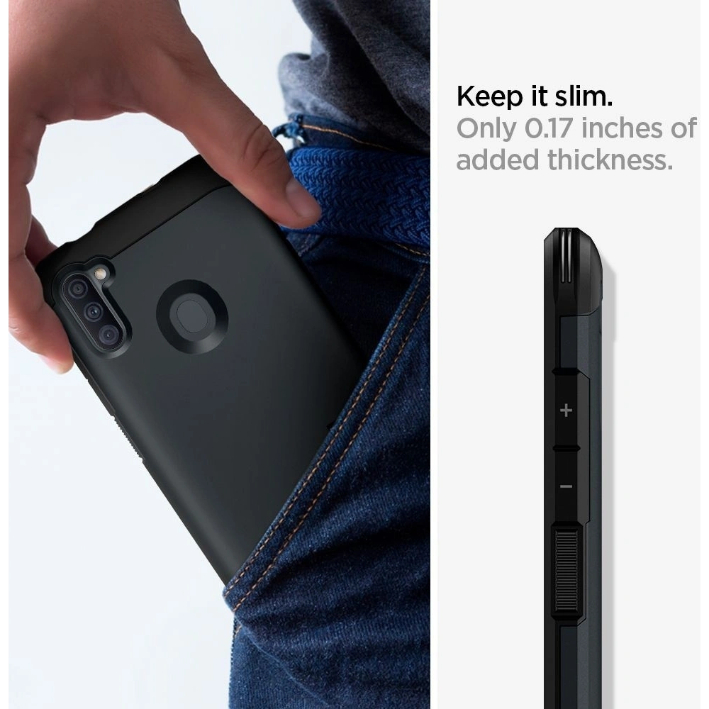 Wholesale Spigen Tough Armor Samsung Galaxy A11 Metal Slate - SPN1099MTL - {ean13} - Hurt
