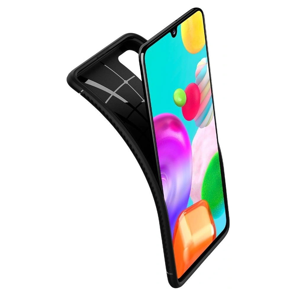 Hurtownia GSM - Etui Spigen Rugged Armor Samsung Galaxy A41 Matte Black - SPN1100BLK - {ean13} - Hurt