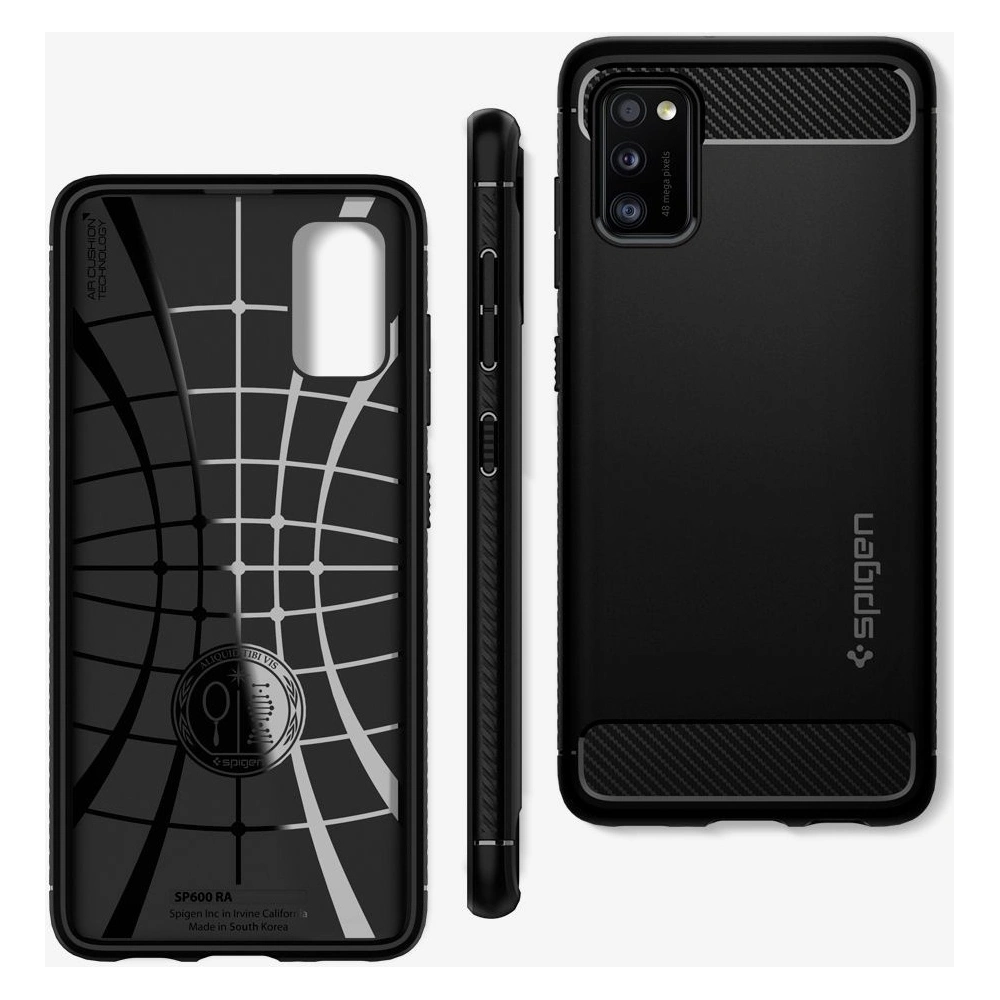 Hurtownia GSM - Etui Spigen Rugged Armor Samsung Galaxy A41 Matte Black - SPN1100BLK - {ean13} - Hurt