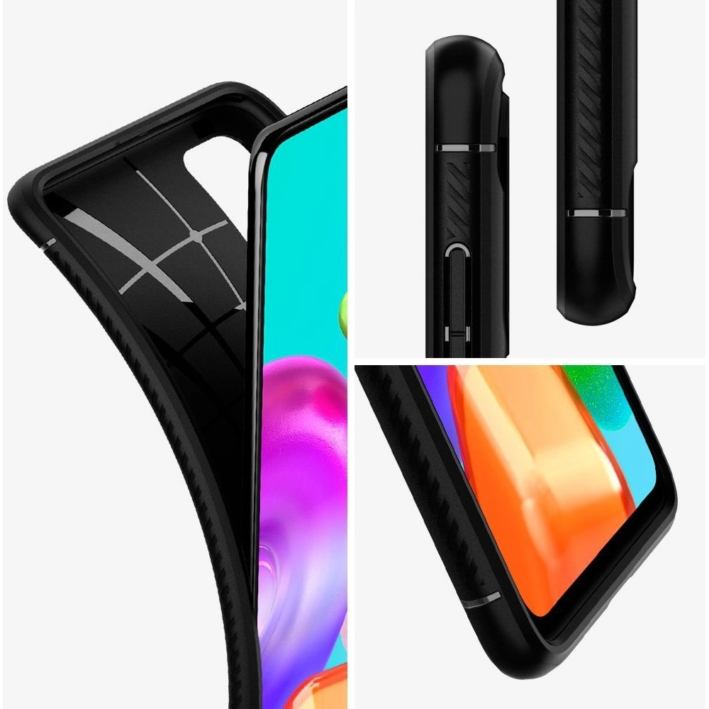 Hurtownia GSM - Etui Spigen Rugged Armor Samsung Galaxy A41 Matte Black - SPN1100BLK - {ean13} - Hurt