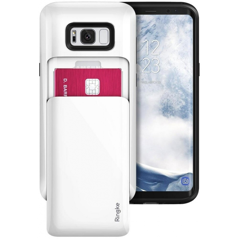 Ringke Distributor - 8809525019540 - RGK440GLS - Ringke Acces Wallet Samsung Galaxy S8 Plus Gloss White - B2B homescreen