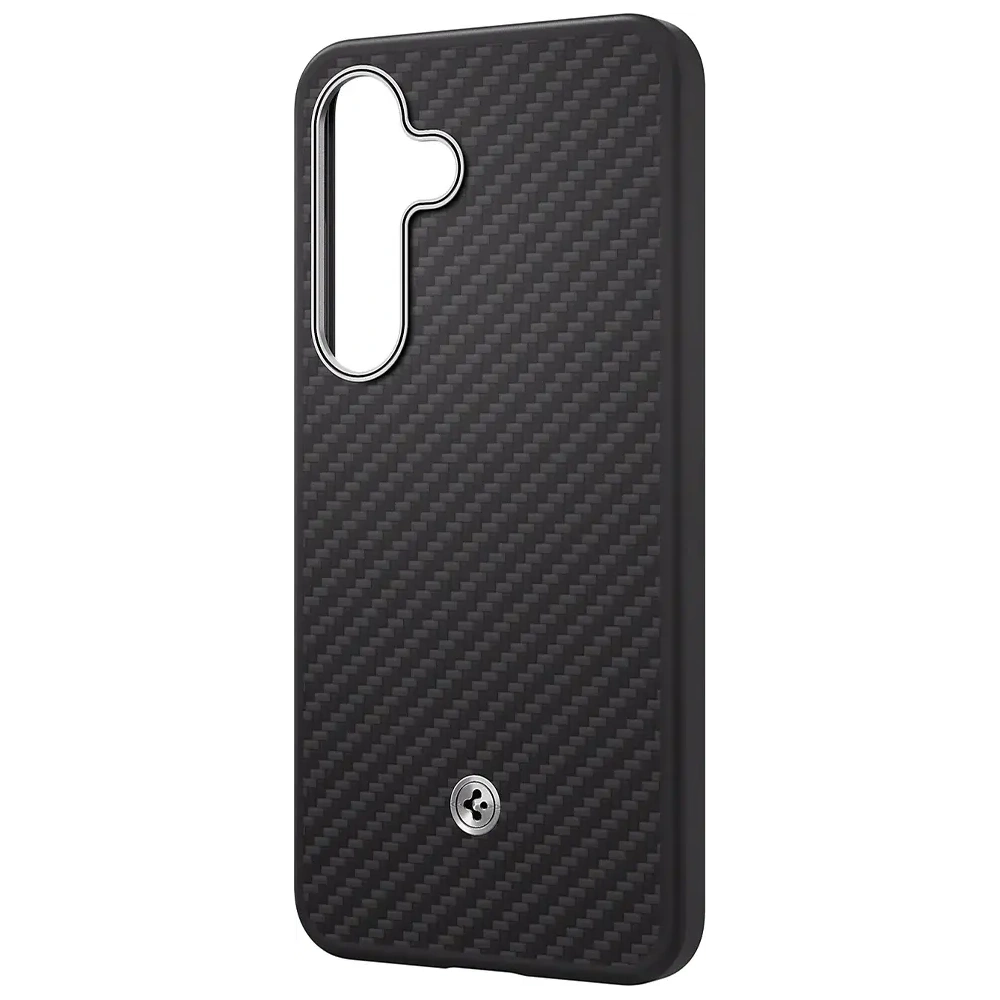 Hurtownia GSM - Etui Samsung Spigen Enzo Aramid Magnet do Galaxy S25 černostříbrný - SMG1274 - {ean13} - Hurt