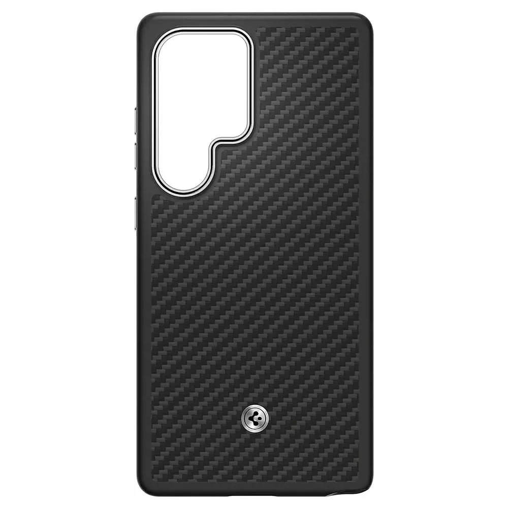 Hurtownia GSM - Samsung Spigen Enzo Aramid Magnet Galaxy S25 Ultra negru-argintiu - SMG1275 - {ean13} - Hurt