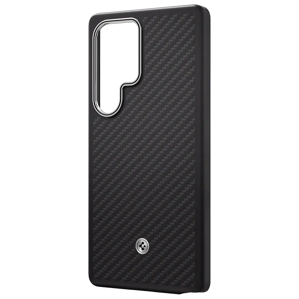 Hurtownia GSM - Samsung Spigen Enzo Aramid Magnet Galaxy S25 Ultra negru-argintiu - SMG1275 - {ean13} - Hurt