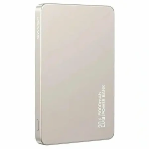 Hurtownia GSM - Powerbank s bezdrátovým nabíjením USAMS US-CD231 5000mAh 20W PD Rychlé nabíjení titanový/titanium - USA1228 - {ean13} - Hurt