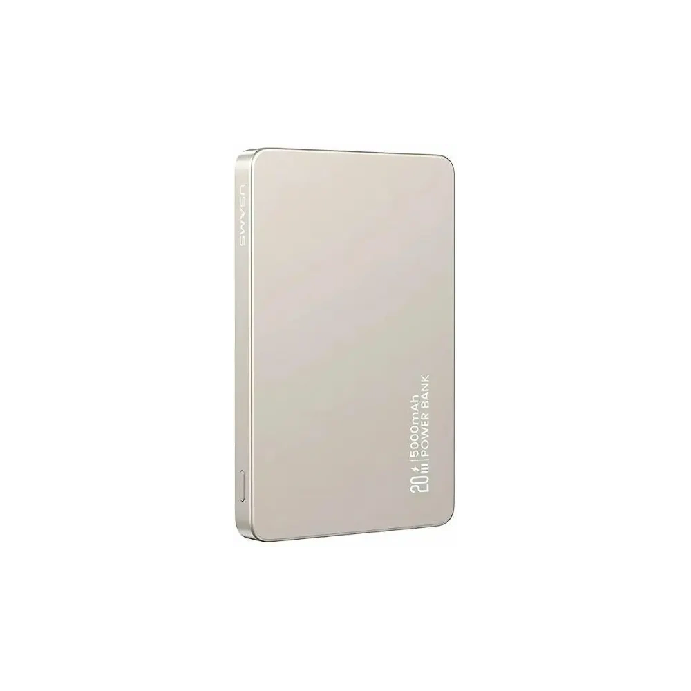 Hurtownia GSM - Powerbank s bezdrátovým nabíjením USAMS US-CD231 5000mAh 20W PD Rychlé nabíjení titanový/titanium - USA1228 - {ean13} - Hurt