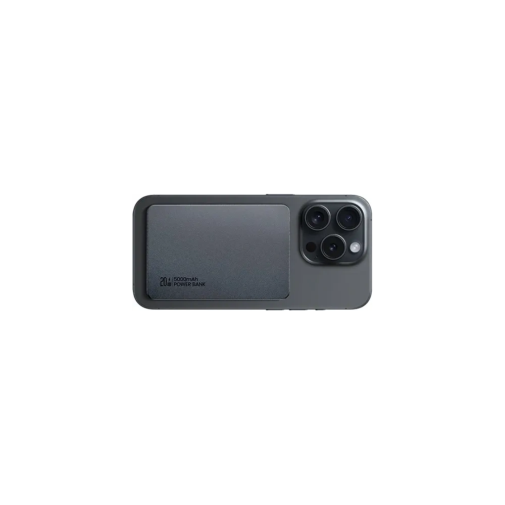 Hurtownia GSM - Powerbank s bezdrátovým nabíjením USAMS US-CD231 5000mAh 20W PD Rychlé nabíjení titanový/titanium - USA1228 - {ean13} - Hurt