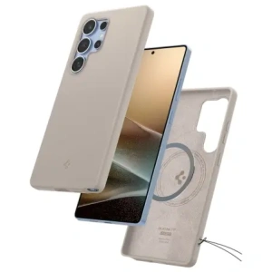 Wholesale Spigen Silicone Fit Mag MagSafe Samsung Galaxy S25 Ultra Natural Titanium - SPN16641 - {ean13} - Hurt