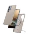 Wholesale Spigen Silicone Fit Mag MagSafe Samsung Galaxy S25 Ultra Natural Titanium - SPN16641 - {ean13} - Hurt