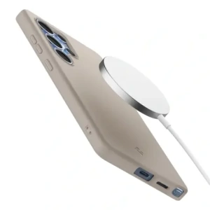 Wholesale Spigen Silicone Fit Mag MagSafe Samsung Galaxy S25 Ultra Natural Titanium - SPN16641 - {ean13} - Hurt