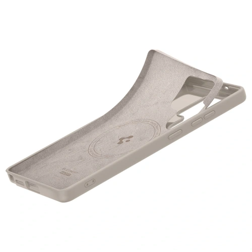 Etui Spigen Silicone Fit Mag MagSafe Samsung Galaxy S25 Ultra Natural Titanium