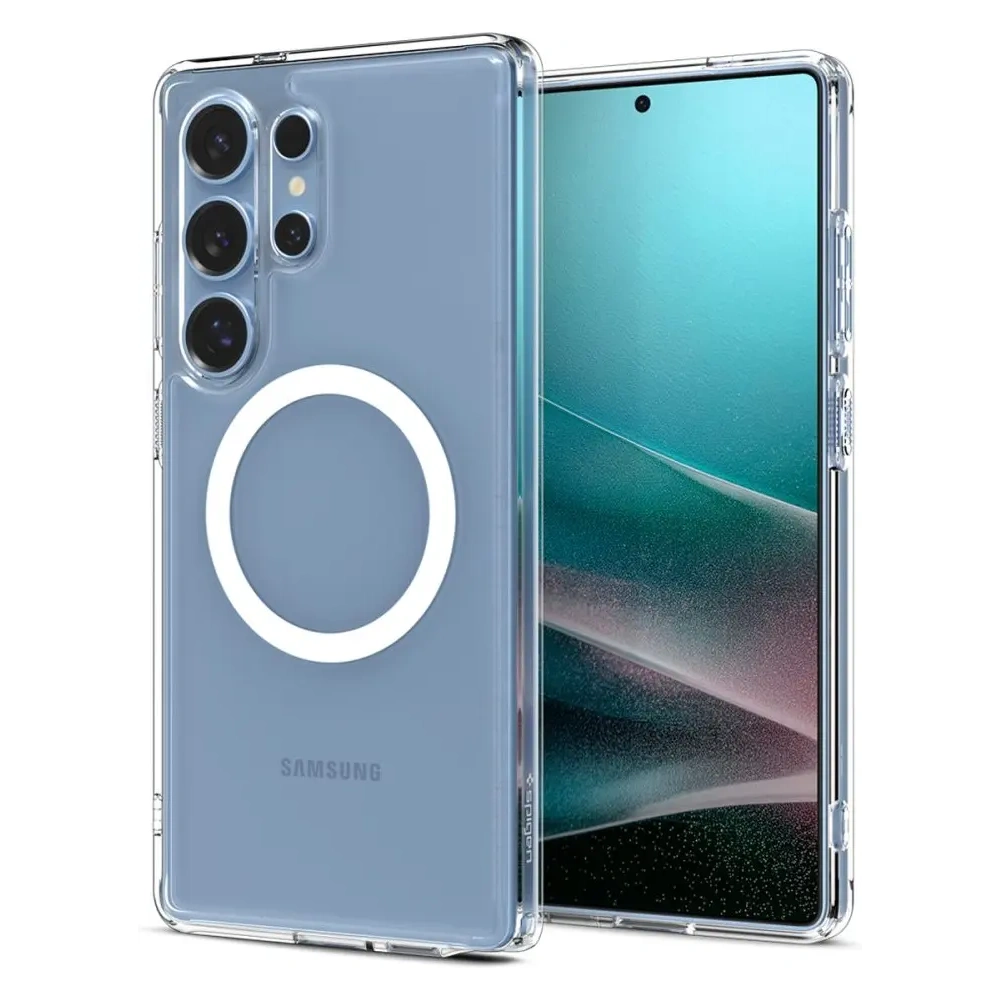 Hurtownia GSM - Spigen Ultra Hybrid Mag MagSafe Samsung Galaxy S25 Ultra Clar/alb - SPN16642 - {ean13} - Hurt