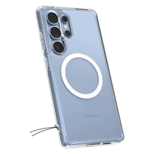 Wholesale Spigen Ultra Hybrid Mag MagSafe Samsung Galaxy S25 Ultra Clear/white - SPN16642 - {ean13} - Hurt