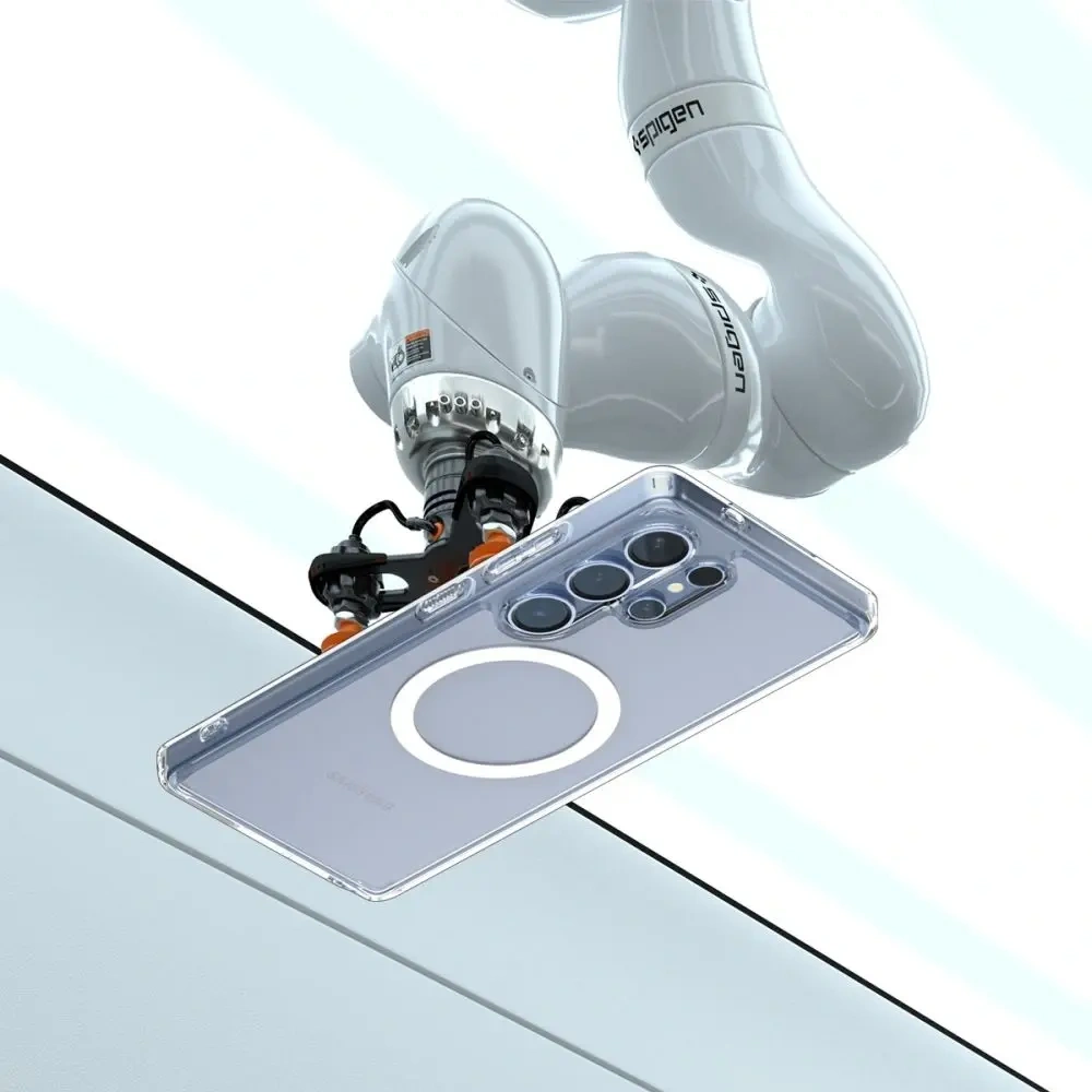 Wholesale Spigen Ultra Hybrid Mag MagSafe Samsung Galaxy S25 Ultra Clear/white - SPN16642 - {ean13} - Hurt