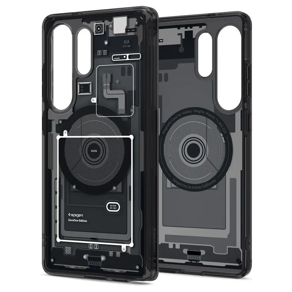 Hurtownia GSM - Spigen Ultra Hybrid Mag MagSafe Samsung Galaxy S25 Ultra Zero One Fekete - SPN16644 - {ean13} - Hurt
