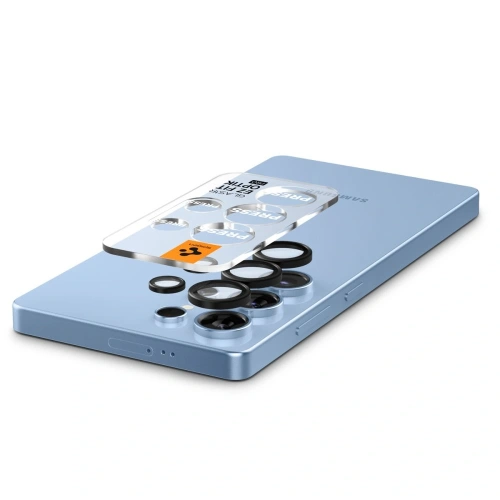 Szkło hartowane na aparat Spigen Optik Pro HD Glas.tr ez Fit Camera Protector Galaxy S25 Ultra Black [2 PACK]