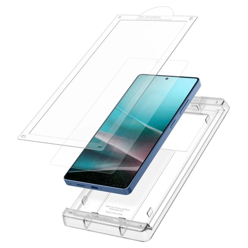 Szkło hybrydowe Spigen Elite Shield ez Fit HD Samsung Galaxy S25 Ultra Clear