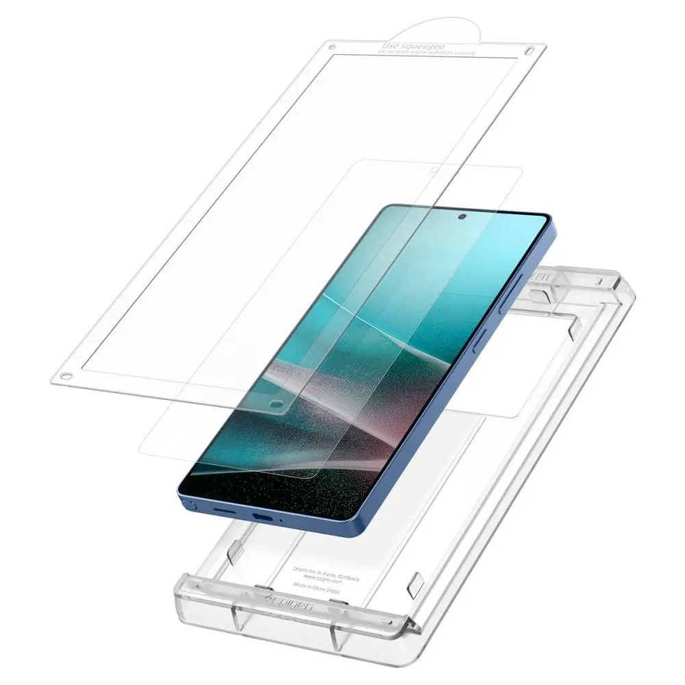 Wholesale Spigen Elite Shield ez Fit HD Samsung Galaxy S25 Ultra Clear - SPN16647 - {ean13} - Hurt