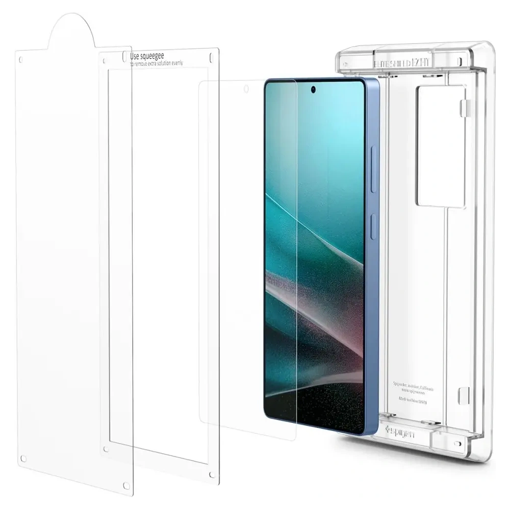 Hurtownia GSM - Hybrydní sklo Spigen Elite Shield ez Fit HD Samsung Galaxy S25 Ultra Clear - SPN16647 - {ean13} - Hurt