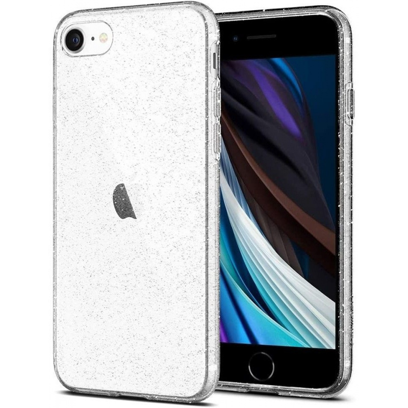 Hurtownia Spigen - 8809522196909 - SPN1103CL - Etui Spigen Liquid Crystal Apple iPhone SE 2022/SE 2020/8/7 Glitter Crystal - B2B homescreen