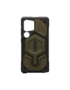 UAG Urban Armor Gear Monarch Pro Samsung Galaxy S25 Ultra 5G with built-in magnetic module (kevlar element green)