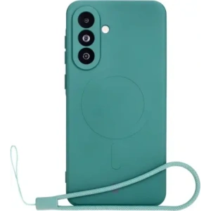 Hurtownia GSM - Bizon Case Silicone Magnetic Sq Samsung Galaxy A36 5G verde închis - BIZ8314 - {ean13} - Hurt