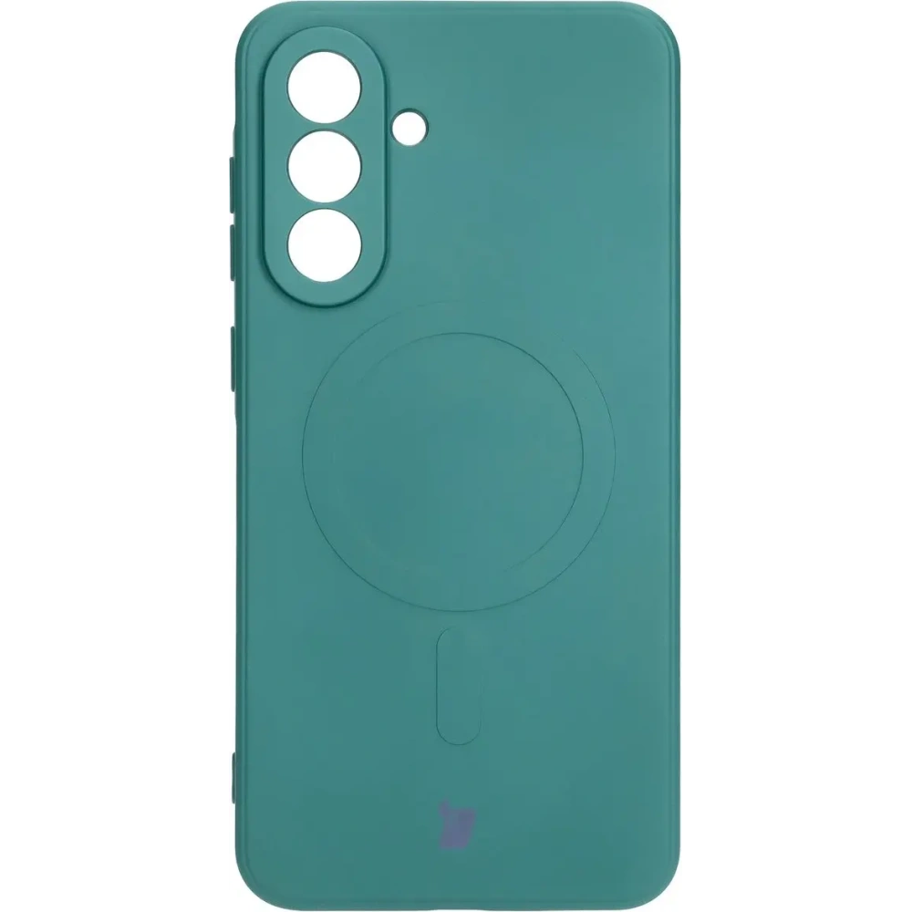 Hurtownia GSM - Bizon Case Silicone Magnetic Sq Samsung Galaxy A36 5G verde închis - BIZ8314 - {ean13} - Hurt