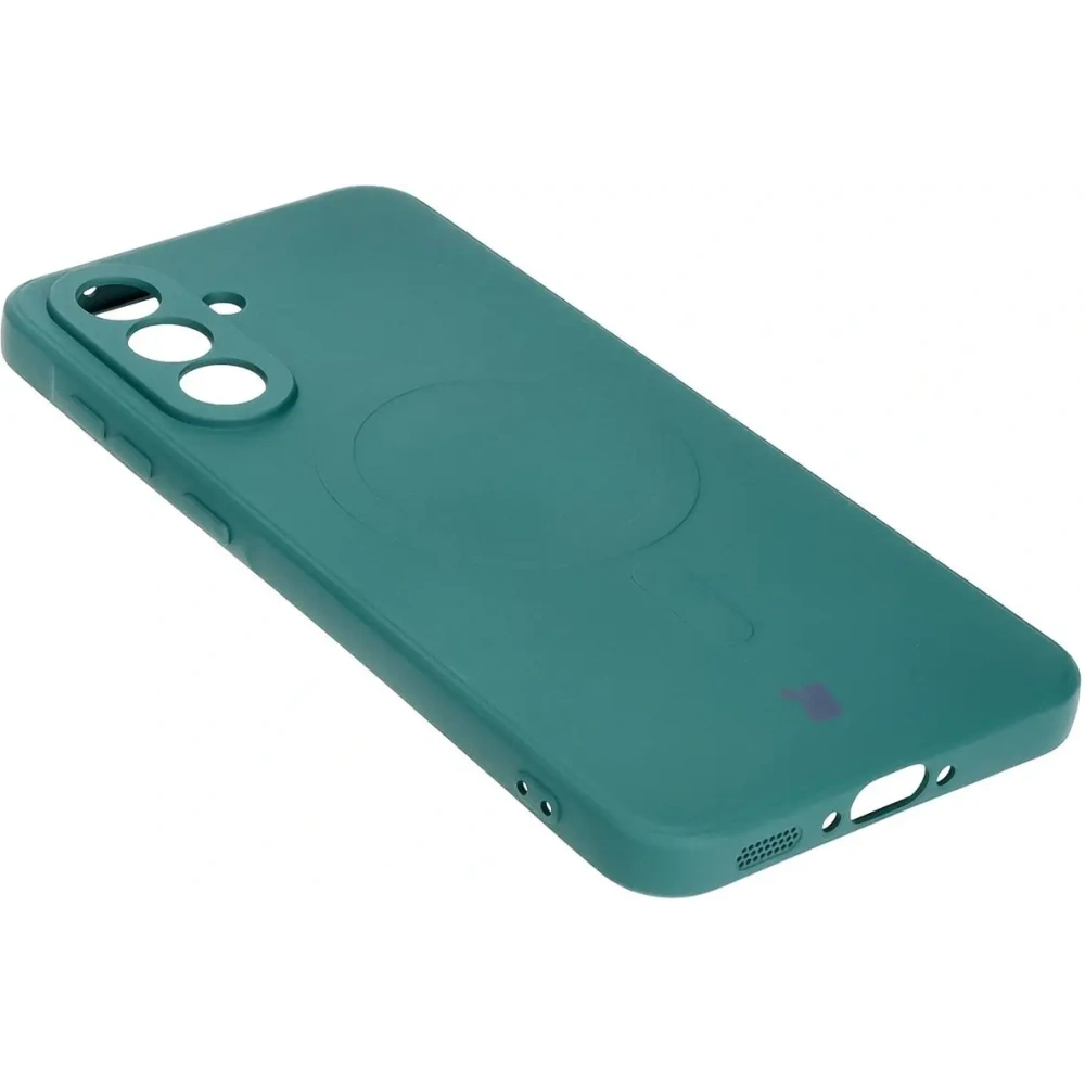 Hurtownia GSM - Bizon Case Silicone Magnetic Sq Samsung Galaxy A36 5G verde închis - BIZ8314 - {ean13} - Hurt