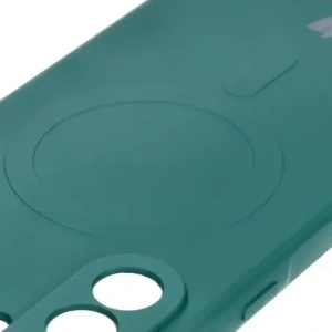 Hurtownia GSM - Bizon Case Silicone Magnetic Sq Samsung Galaxy A36 5G verde închis - BIZ8314 - {ean13} - Hurt