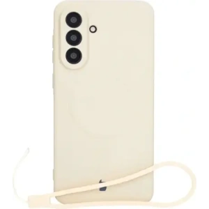 Hurtownia GSM - Silikonový kryt s magnetickým kroužkem Bizon Case Silicone Magnetic Sq pro Samsung Galaxy A56 5G béžový - BIZ8315 - {ean13} - Hurt