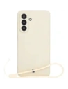 Hurtownia GSM - Silikonový kryt s magnetickým kroužkem Bizon Case Silicone Magnetic Sq pro Samsung Galaxy A56 5G béžový - BIZ8315 - {ean13} - Hurt