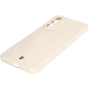 Hurtownia GSM - Silikonový kryt s magnetickým kroužkem Bizon Case Silicone Magnetic Sq pro Samsung Galaxy A56 5G béžový - BIZ8315 - {ean13} - Hurt