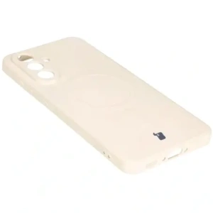 Hurtownia GSM - Silikonový kryt s magnetickým kroužkem Bizon Case Silicone Magnetic Sq pro Samsung Galaxy A56 5G béžový - BIZ8315 - {ean13} - Hurt