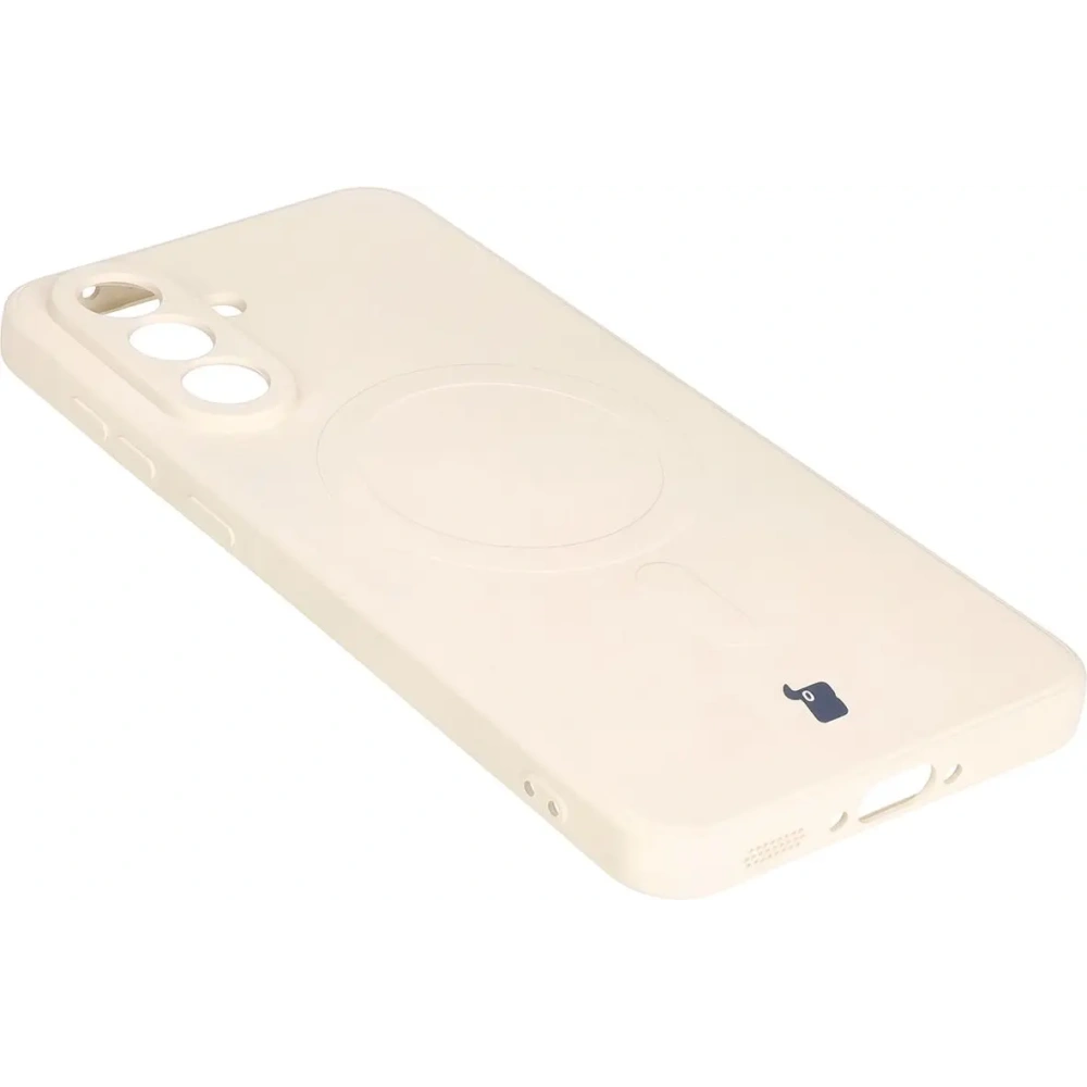 Hurtownia GSM - Silikonový kryt s magnetickým kroužkem Bizon Case Silicone Magnetic Sq pro Samsung Galaxy A56 5G béžový - BIZ8315 - {ean13} - Hurt