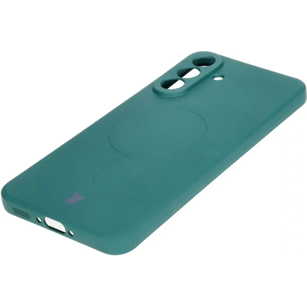 Hurtownia GSM - Bizon Case Silikon Magnetic Sq Samsung Galaxy A56 5G dunkelgrün - BIZ8317 - {ean13} - Hurt