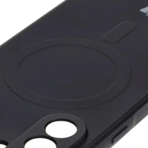 Hurtownia GSM - Silikonový obal s magnetickým kroužkem Bizon Case Silicone Magnetic Sq pro Samsung Galaxy A56 5G černý - BIZ8318 - {ean13} - Hurt